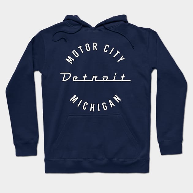 Detroit Michigan Motor City Hoodie by McNutt